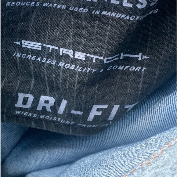 NIKE X Levi’s Slim Straight Legged Jeans 26X29 - Picture 5 of 6